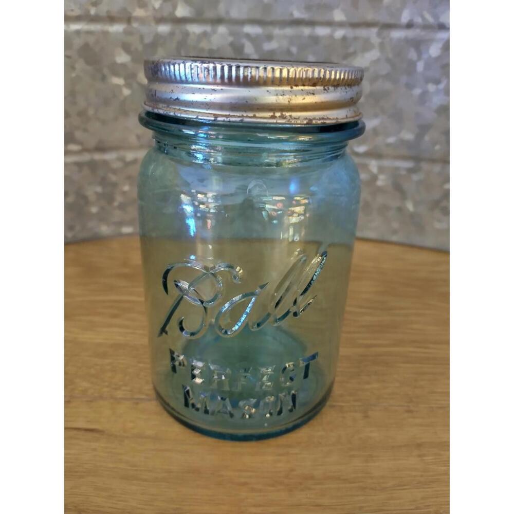 Ball perfect mason jar blue 7